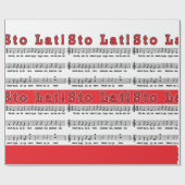 Los! Song Geschenkpapier (Flach)