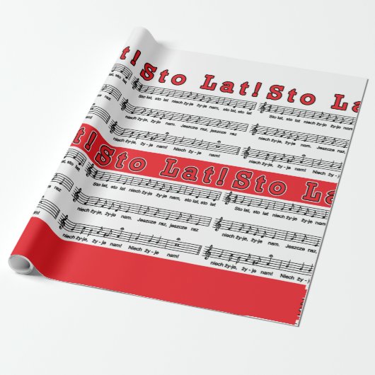 Los! Song Geschenkpapier (Ungerollt)