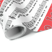 Los! Song Geschenkpapier (Rolleneckpunkt)