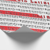 Los! Song Geschenkpapier (Ecke)