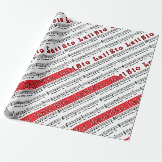 Los! Song Geschenkpapier (Ungerollt)