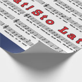 Los! Song Geschenkpapier (Ecke)