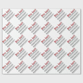 Los! Song Geschenkpapier (Flach)