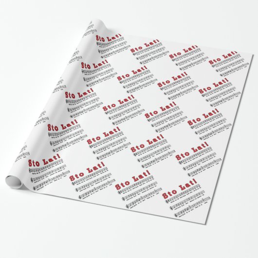 Los! Song Geschenkpapier (Ungerollt)