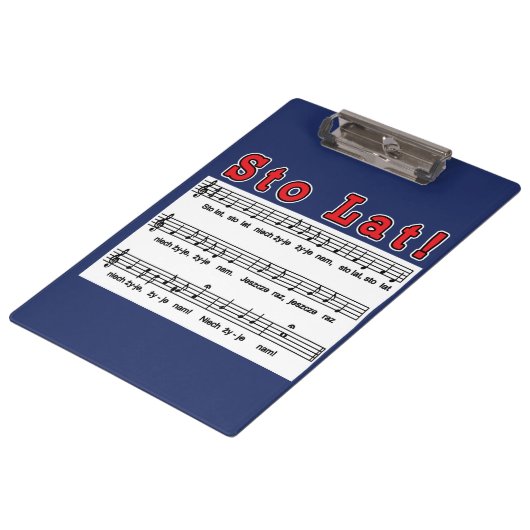 Los! Song Klemmbrett (Schrägansicht)