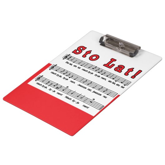 Los! Song Klemmbrett (Schrägansicht)