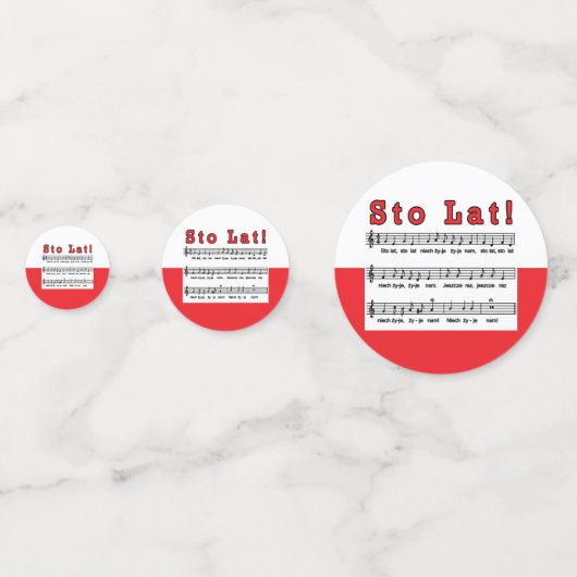 Los! Song Konfetti (Rückseiten)