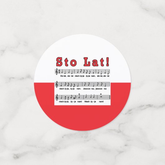 Los! Song Konfetti (Klein Vorderseite)