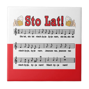 Los! Song mit Bierbraun-Tasse Fliese