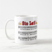 Los! Song mit Bierbraun-Tasse Kaffeetasse (Links)