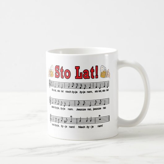 Los! Song mit Bierbraun-Tasse Kaffeetasse (Rechts)