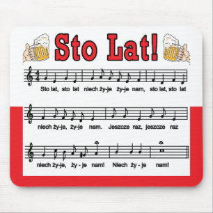 Los! Song mit Bierbraun-Tasse Mousepad