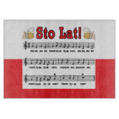 Los! Song mit Bierbraun-Tasse Schneidebrett (Vorderseite)