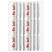 Los! Song mit Bierbraun-Tasse Tischdecke (Vorderseite)