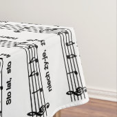 Los! Song mit Bierbraun-Tasse Tischdecke (Beispiel)