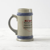 Los! Song Polnischer Karte Bierglas (Links)
