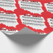 Los! Song Polnischer Karte Geschenkpapier (Ecke)