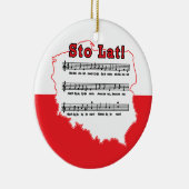 Los! Song Polnischer Karte Keramik Ornament (Rechts)