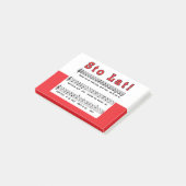 Los! Song Post-it Klebezettel (angewinkelt)