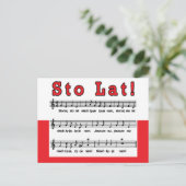 Los! Song Postkarte (Stehend Vorderseite)