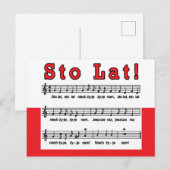 Los! Song Postkarte (Vorne/Hinten)