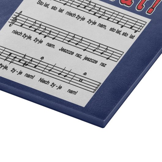 Los! Song Schneidebrett (Ecke)