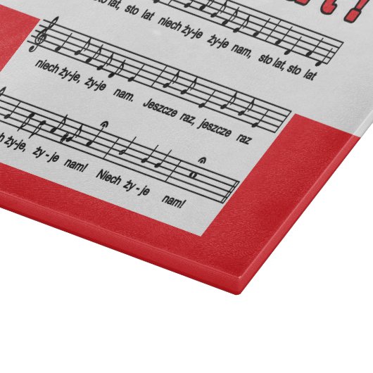 Los! Song Schneidebrett (Ecke)