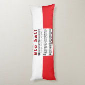 Los! Song Seitenschläferkissen (Rückseite (Vertikal))