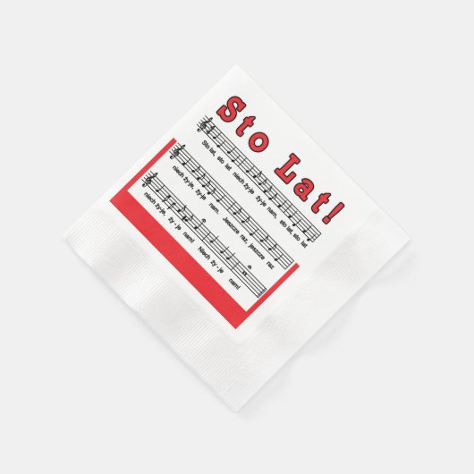 Los! Song Serviette (Ecke)