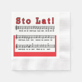 Los! Song Serviette (Vorderseite)