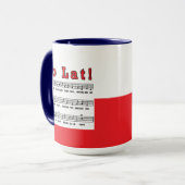 Los! Song Tasse (Vorderseite Links)