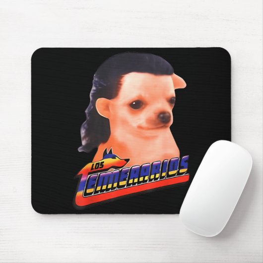Los Temerarios Funny Dog Chihuahua Mousepad (Mit Mouse)