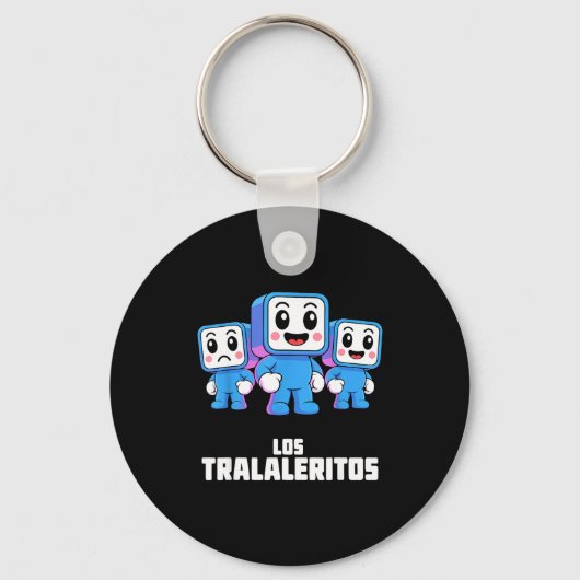 Los Tralaleritos - Funny Italian Brainrot Cringe K Schlüsselanhänger (Vorderseite)