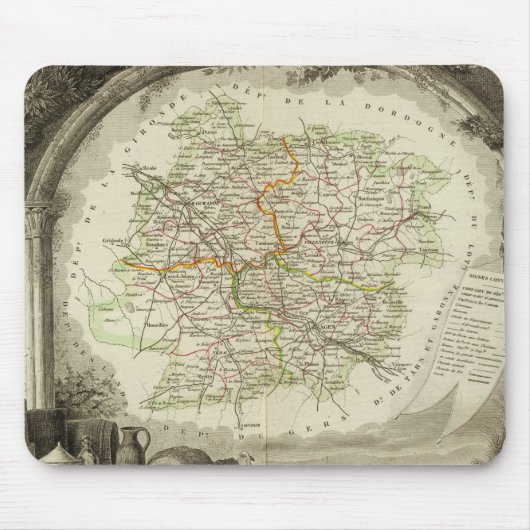 Los und Garonne Mousepad (Vorne)