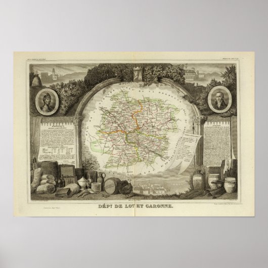 Los und Garonne Poster (Vorne)