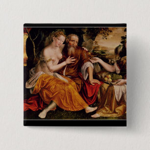Los und seine Töchter, c.1565 Button