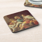 Los und seine Töchter, c.1630 (Öl auf Leinwand) Getränkeuntersetzer (Linke Seite)