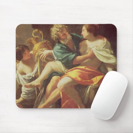 Los und seine Töchter, c.1630 (Öl auf Leinwand) Mousepad (Mit Mouse)