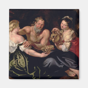 Los und seine Töchter Magnet