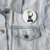 Los USA, amerikanischer Adler! Button (Beispiel)