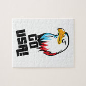Los USA, amerikanischer Adler! Puzzle (Horizontal)