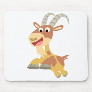 Los! (Ziege aus niedlichem Cartoon) Mousepad