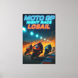 Losail International Circuit MotoGP Katar Grand  Leinwanddruck