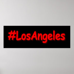 "#LosAngeles" Niedliches Design. Jetzt kaufen Poster