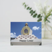 Losar Stupa Postkarte (Stehend Vorderseite)