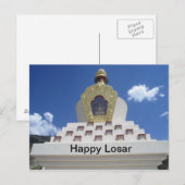 Losar Stupa Postkarte (Vorne/Hinten)