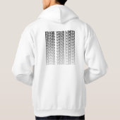 Lösche deine Grenzen Hoodie (Rückseite)