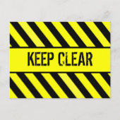 Löschen behalten postkarte (Vorderseite)