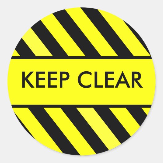 Löschen behalten runder aufkleber (Vorderseite)