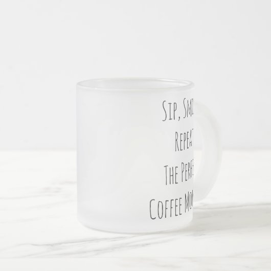 Löschen der 11oz-Keramik-Tasse Mattglastasse (VorderseiteRechts)